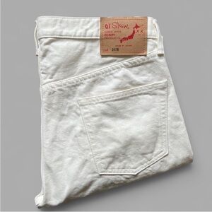 OrSlow 107 Ivy Fit Japanese Selvedge White Denim Jeans. Size L (US).